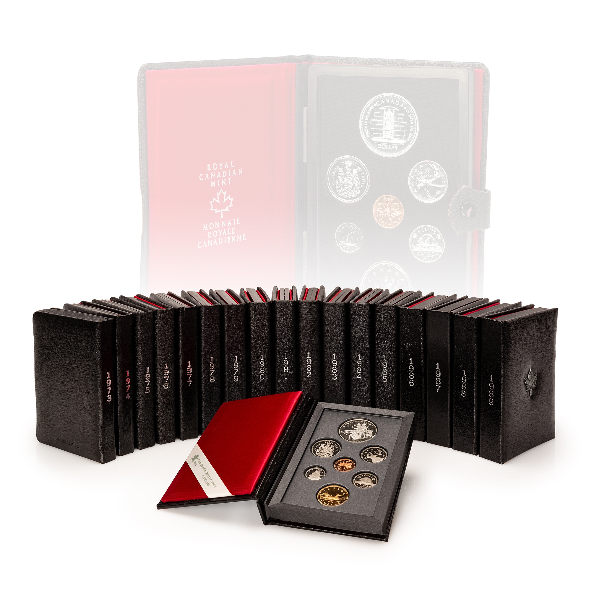 Silver Dollar Prestige Proof Sets 1973–1990, Canada's First 18