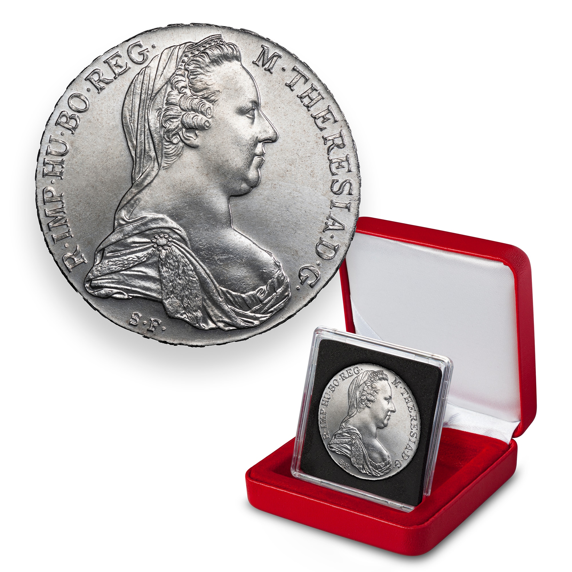 (本物)  Maria Theresa  1780 オーストリアシルバー 1780 Austrian Silver Maria Theresa Thaler Coin (Restrike) l