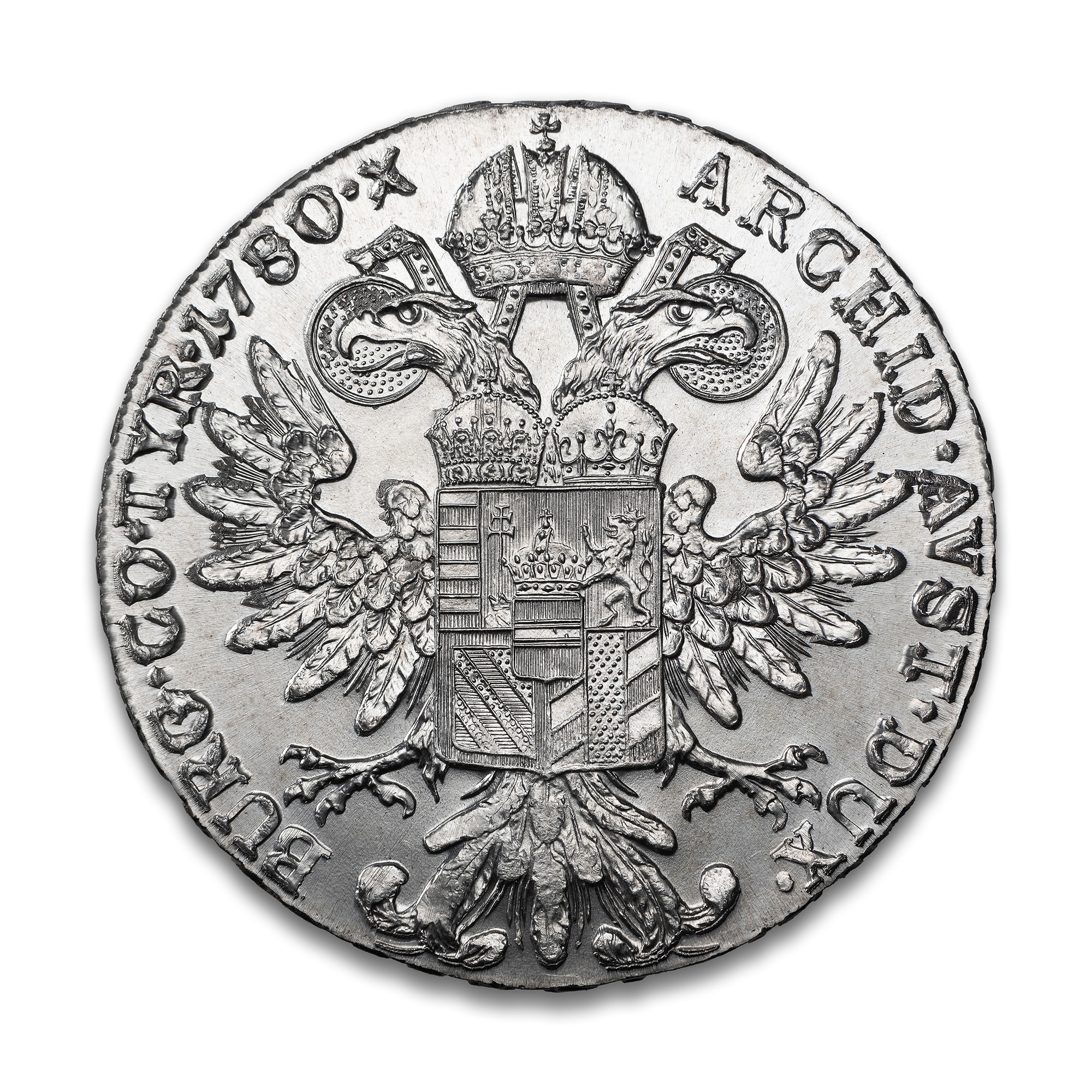 (本物)  Maria Theresa  1780 オーストリアシルバー 1780 Austrian Silver Maria Theresa Thaler Coin (Restrike) l
