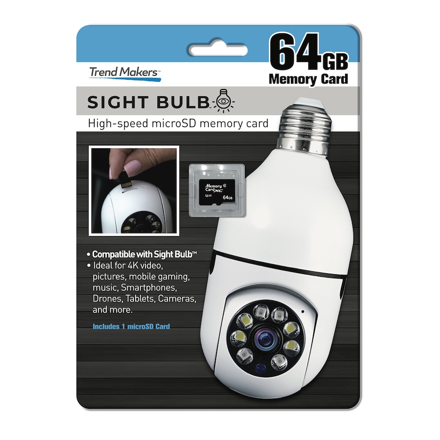 Image 742783_ALTMORE1.jpg, Product 742-783 / Price $99.98, Sight Bulb Pro Indoor/Outdoor Wi-Fi HD Security Camera with 75W LED Light and 64GB SD Card from Sight Bulb on TSC.ca's Electronics department