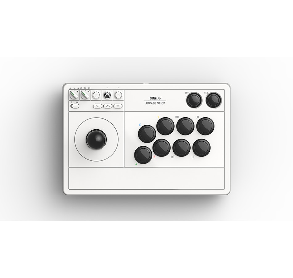 Image 743007_WHT.jpg, Product 743-007 / Price $189.99, 8BitDo Arcade Stick for Xbox (and Game Pass Code) from 8BitDo on TSC.ca's Electronics department