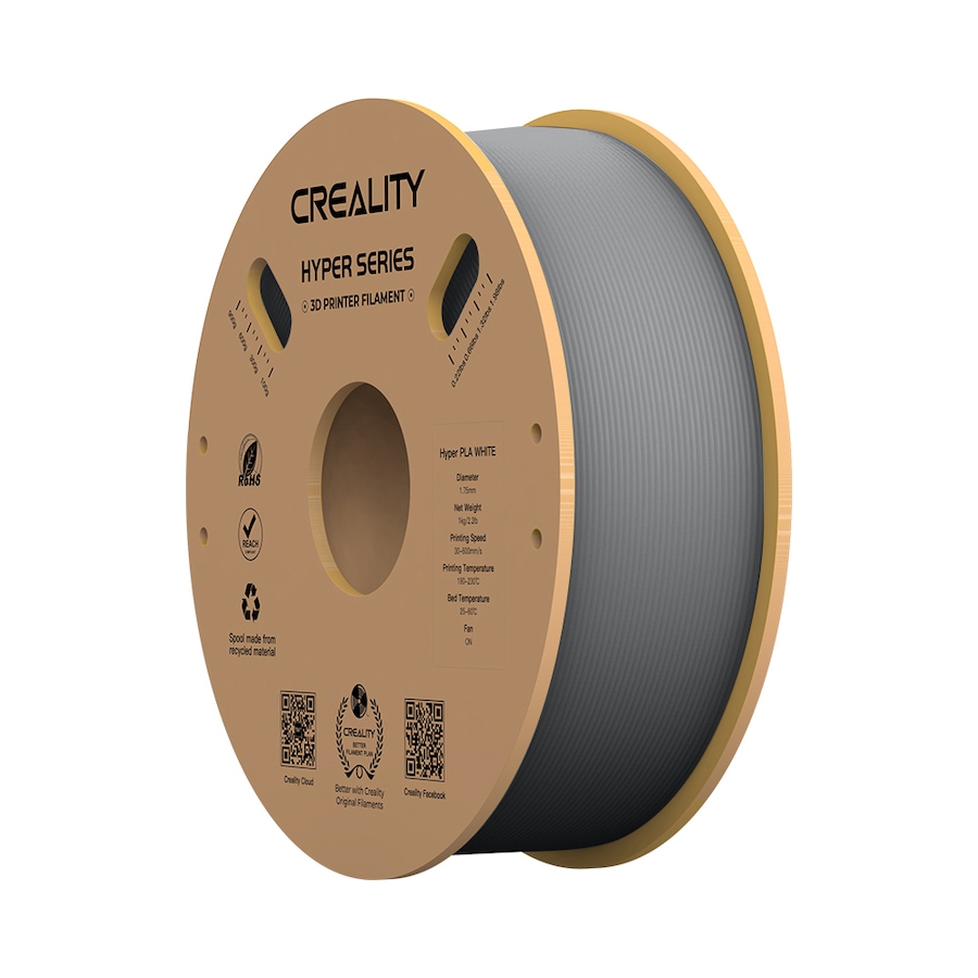 Image 743025_GRY.jpg, Product 743-025 / Price $29.99, Creality Hyper-PLA 3D Printing Filament (1 kg) from Creality on TSC.ca's Electronics department
