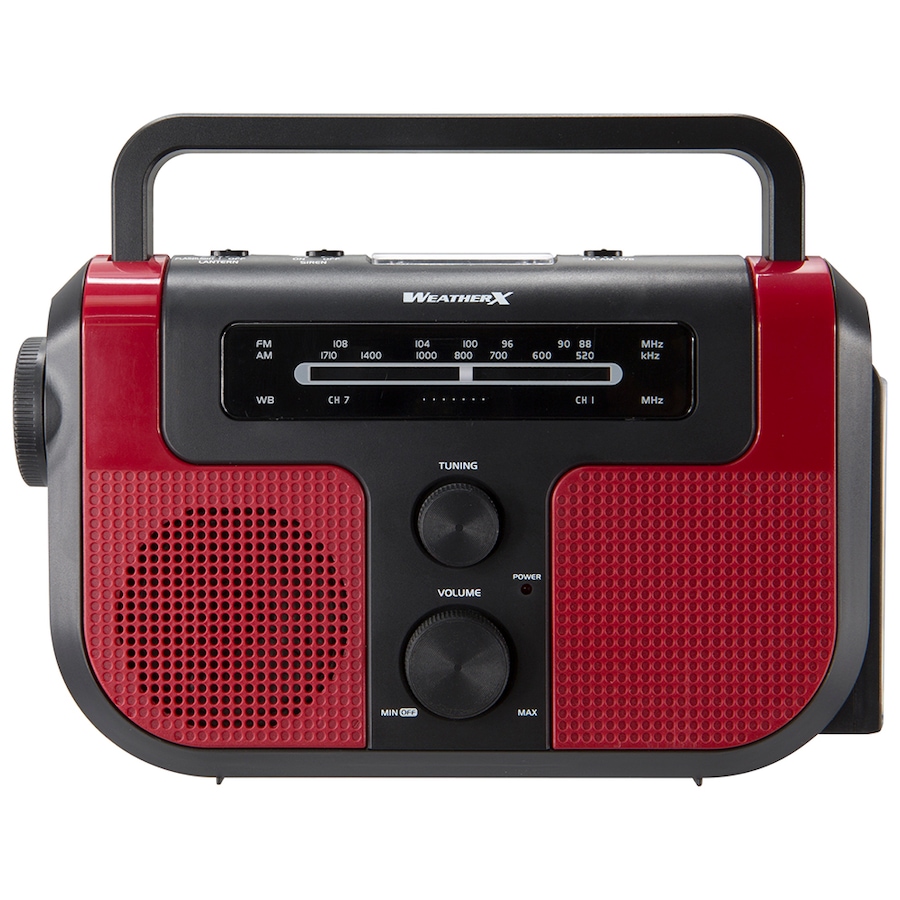 Image 743053.jpg, Product 743-053 / Price $64.99, WeatherX Weather Band AM/FM Radio with Flashlight, Lantern and Phone Charger from WeatherX on TSC.ca's Electronics department