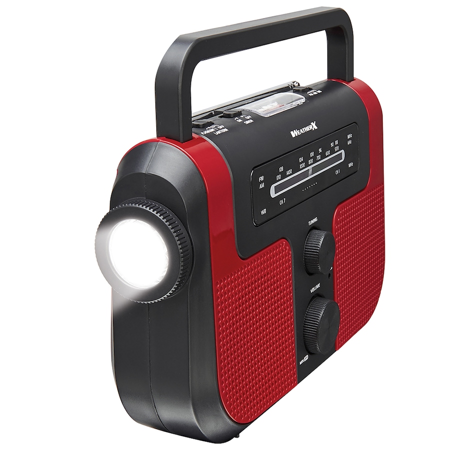 Image 743053_ALTMORE1.jpg, Product 743-053 / Price $64.99, WeatherX Weather Band AM/FM Radio with Flashlight, Lantern and Phone Charger from WeatherX on TSC.ca's Electronics department
