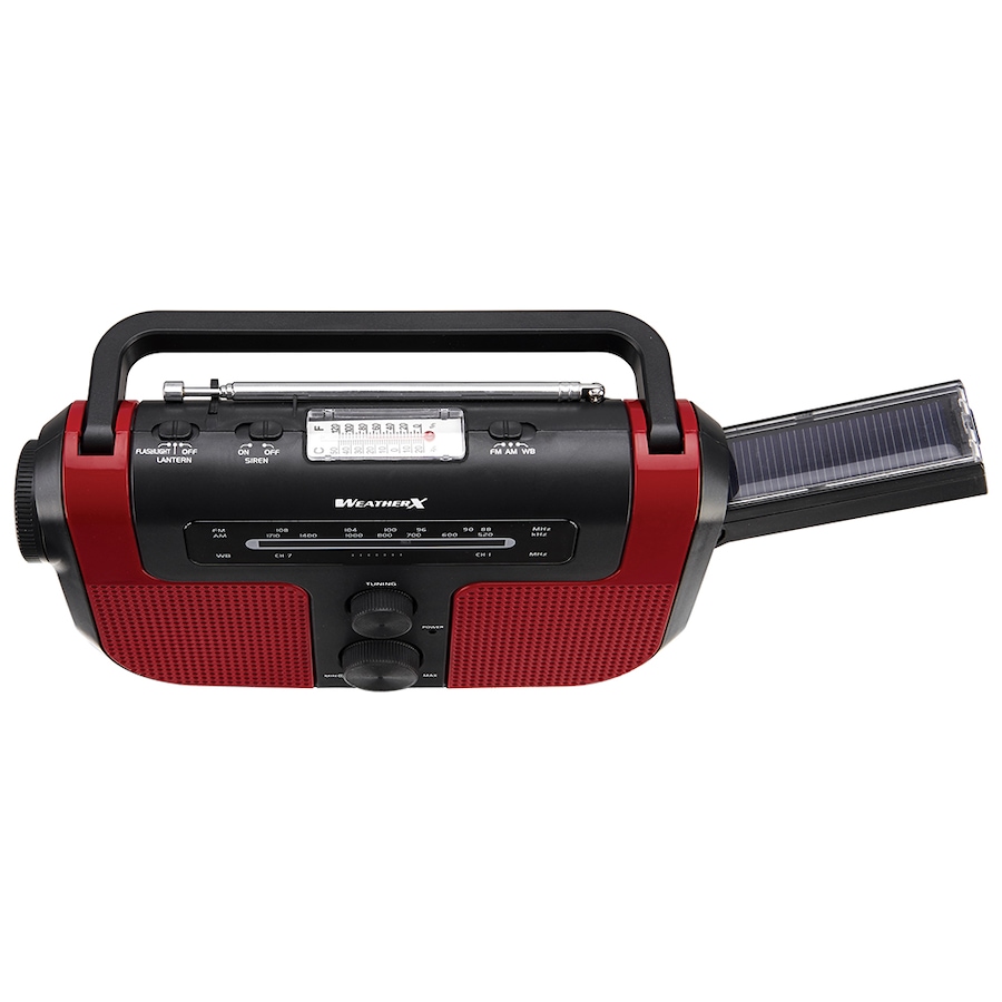 Image 743053_ALTMORE4.jpg, Product 743-053 / Price $64.99, WeatherX Weather Band AM/FM Radio with Flashlight, Lantern and Phone Charger from WeatherX on TSC.ca's Electronics department
