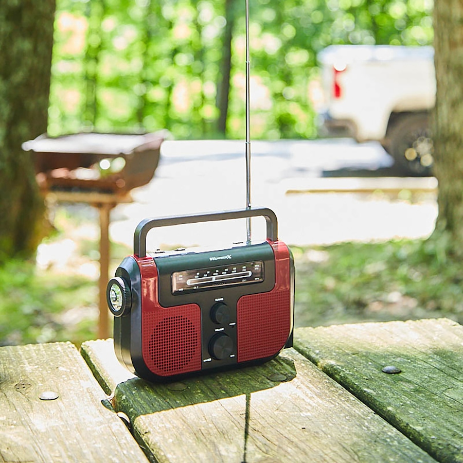 Image 743053_ALTMORE6.jpg, Product 743-053 / Price $64.99, WeatherX Weather Band AM/FM Radio with Flashlight, Lantern and Phone Charger from WeatherX on TSC.ca's Electronics department
