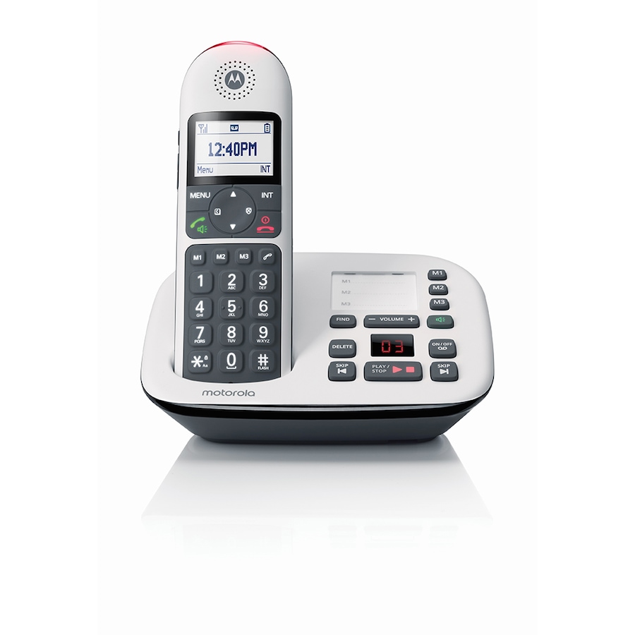 Image 743057.jpg, Product 743-057 / Price $69.99, Motorola CD5 Series DECT 6.0 Digital Cordless Telephone with Answering Machine (single) from Motorola on TSC.ca's Electronics department