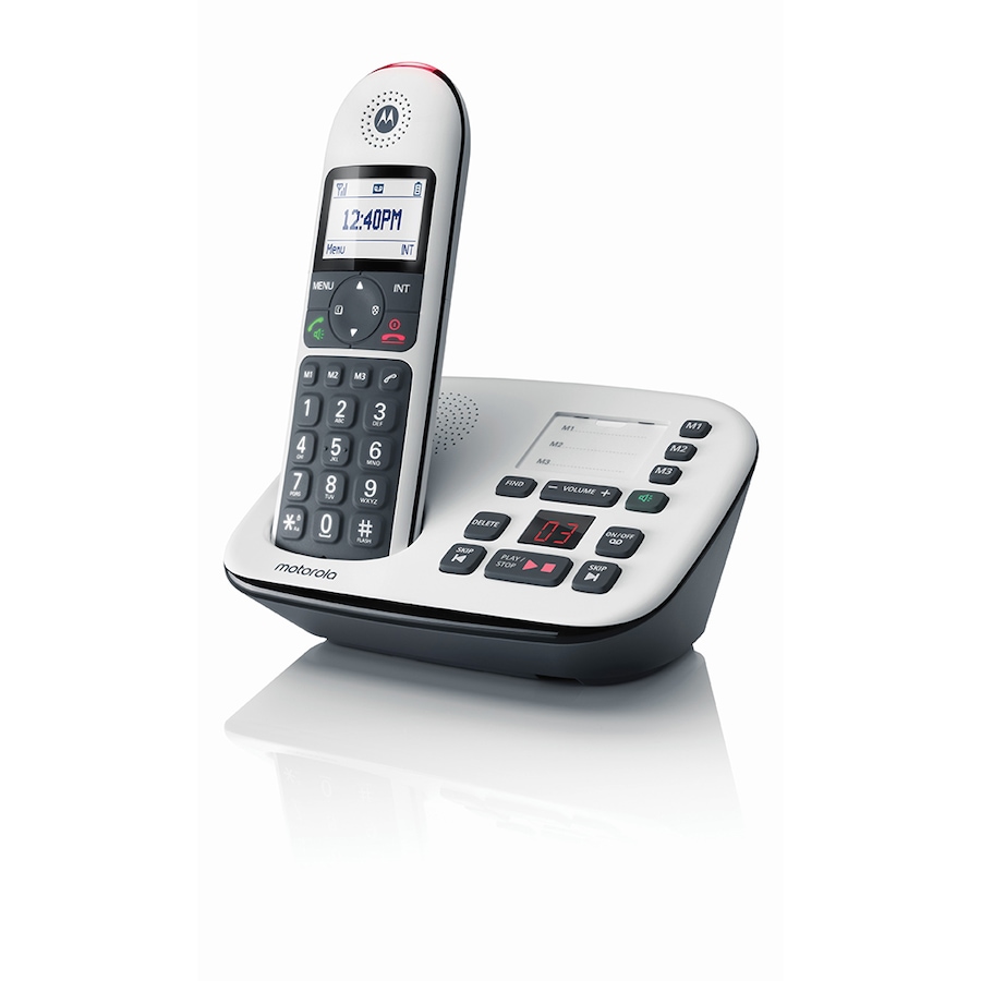 Image 743057_ALTMORE1.jpg, Product 743-057 / Price $69.99, Motorola CD5 Series DECT 6.0 Digital Cordless Telephone with Answering Machine (single) from Motorola on TSC.ca's Electronics department