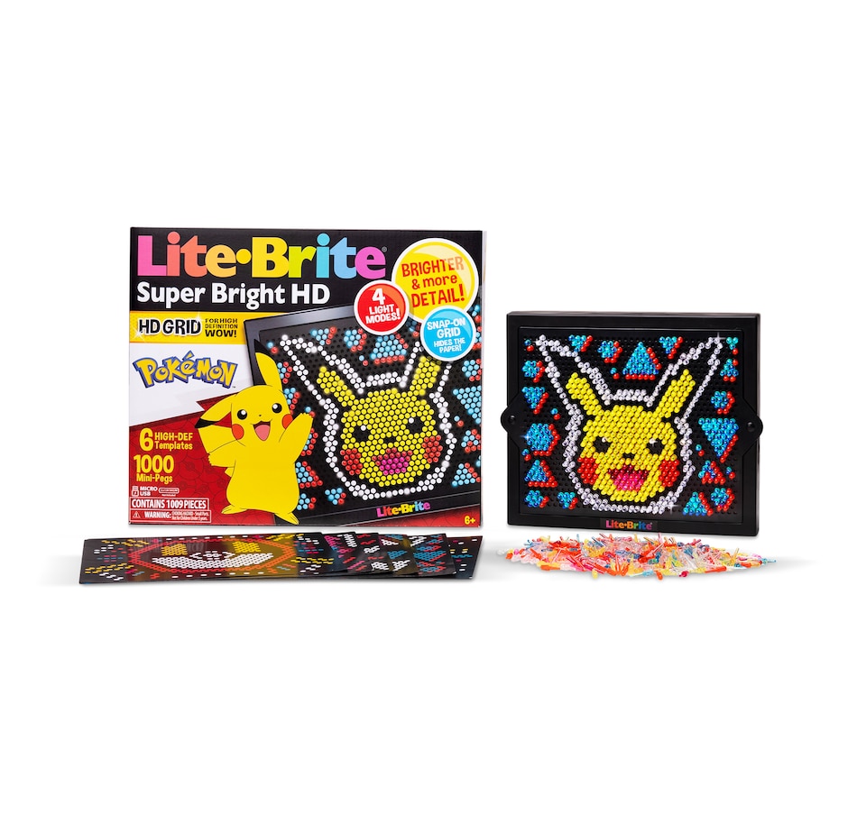 Image 743089.jpg, Product 743-089 / Price $54.99, Lite Brite-Super Bright Pokemon from Lite Brite on TSC.ca's Toys & Hobbies department