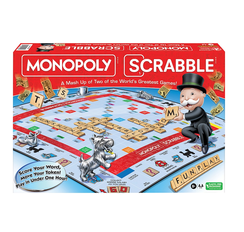 Image 743100.jpg, Product 743-100 / Price $59.99, Winning Moves- Monopoly Scrabble from Winning Moves on TSC.ca's Toys & Hobbies department