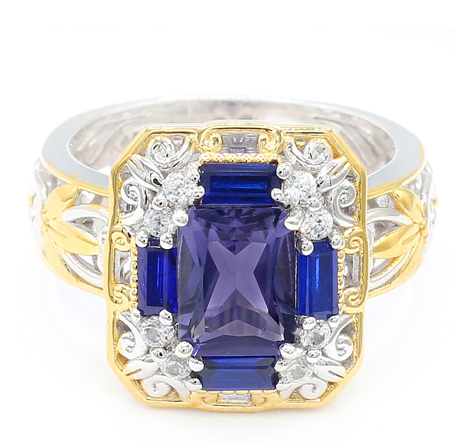 Image 743253.jpg, Product 743-253 / Price $299.99, Gems en Vogue Palladium Silver Multi Gemstone Ring from Gems En Vogue on TSC.ca's Jewellery department