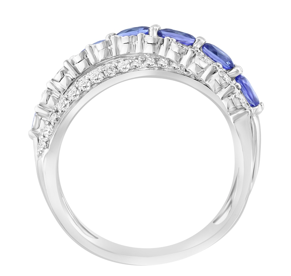Image 743324_ALTMORE2.jpg, Product 743-324 / Price $2,499.99, EFFY 14K White Gold Diamond and Tanzanite Ring from Effy Jewellery on TSC.ca's Jewellery department