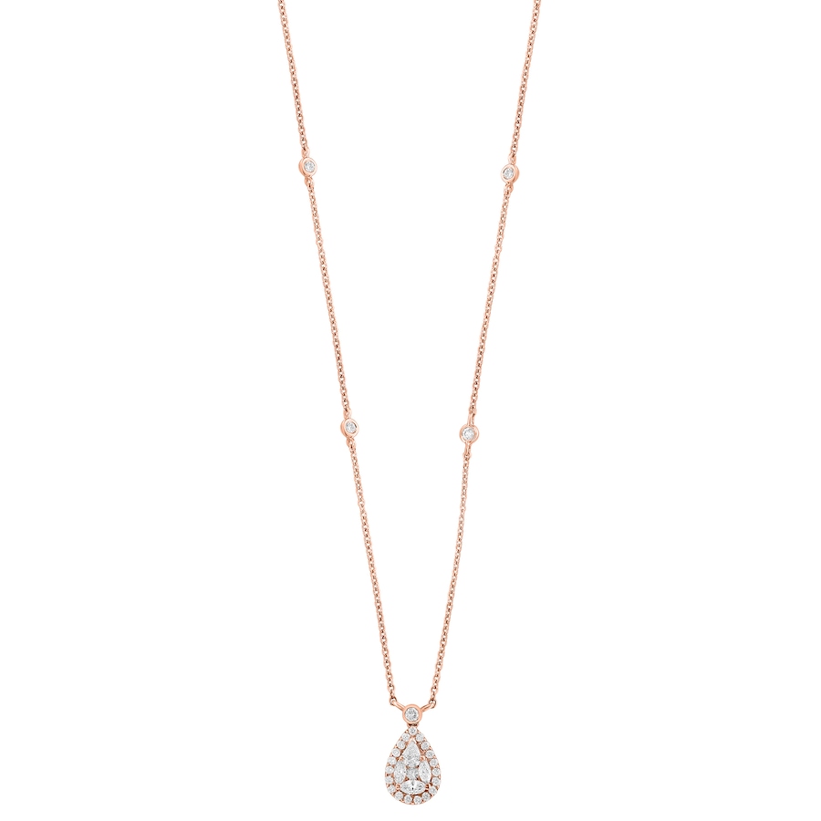 Image 743329_ALTMORE1.jpg, Product 743-329 / Price $3,599.99, EFFY 14K Rose Gold Diamond Necklace from Effy Jewellery on TSC.ca's Jewellery department