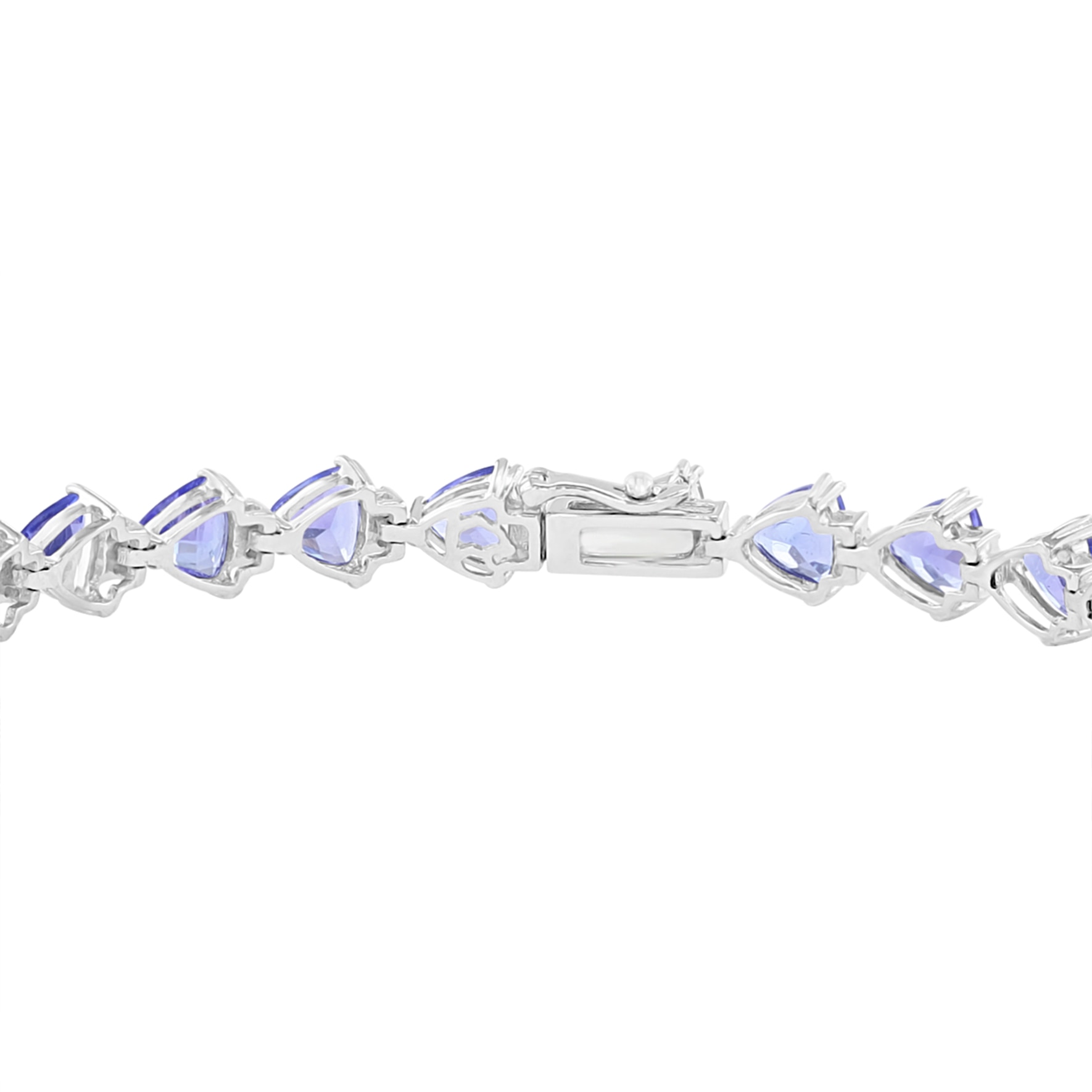 EFFY 14K White Gold Diamond and Tanzanite Bracelet