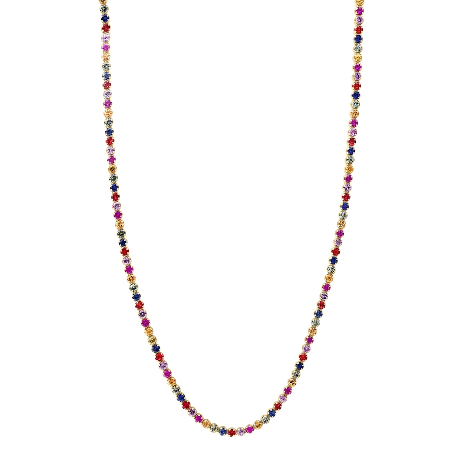 Image 743332.jpg, Product 743-332 / Price $4,799.99, EFFY 14K Yellow Gold Multi-Sapphire Necklace from Effy Jewellery on TSC.ca's Jewellery department
