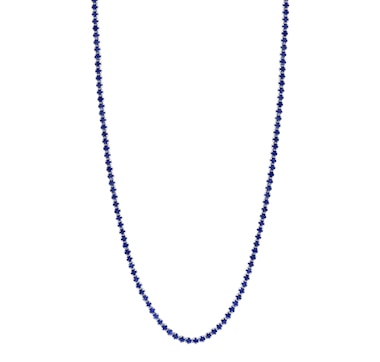 EFFY 14K White Gold Natural Sapphire Necklace