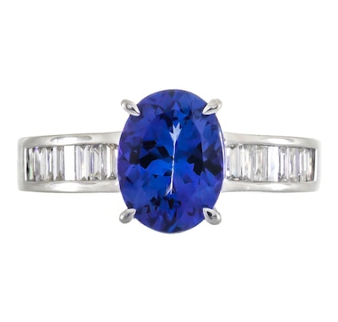 Cirari 18K White Gold Tanzanite Ring
