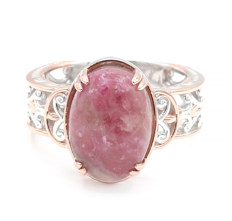 Jewellery - Rings - Gems En Vogue Palladium Silver Pink Tourmaline Ring ...