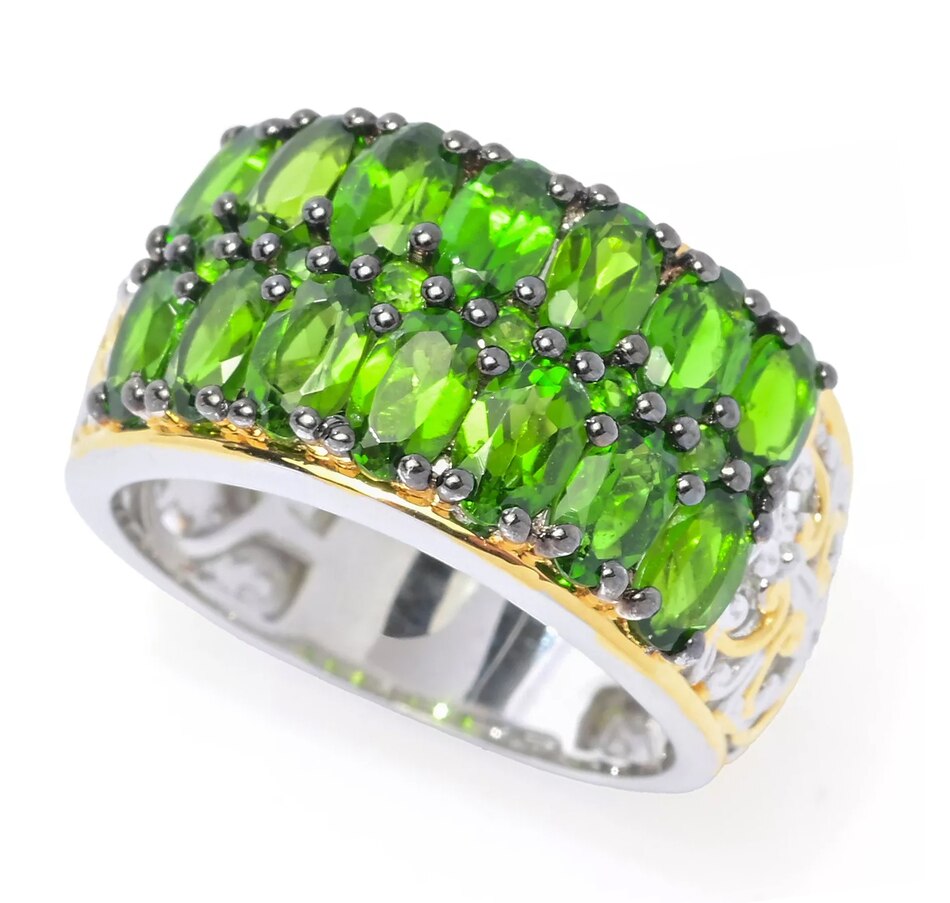 Image 743521.jpg, Product 743-521 / Price $349.99, Gems En Vogue Palladium Silver Chrome Diopside Ring from Gems En Vogue on TSC.ca's Jewellery department