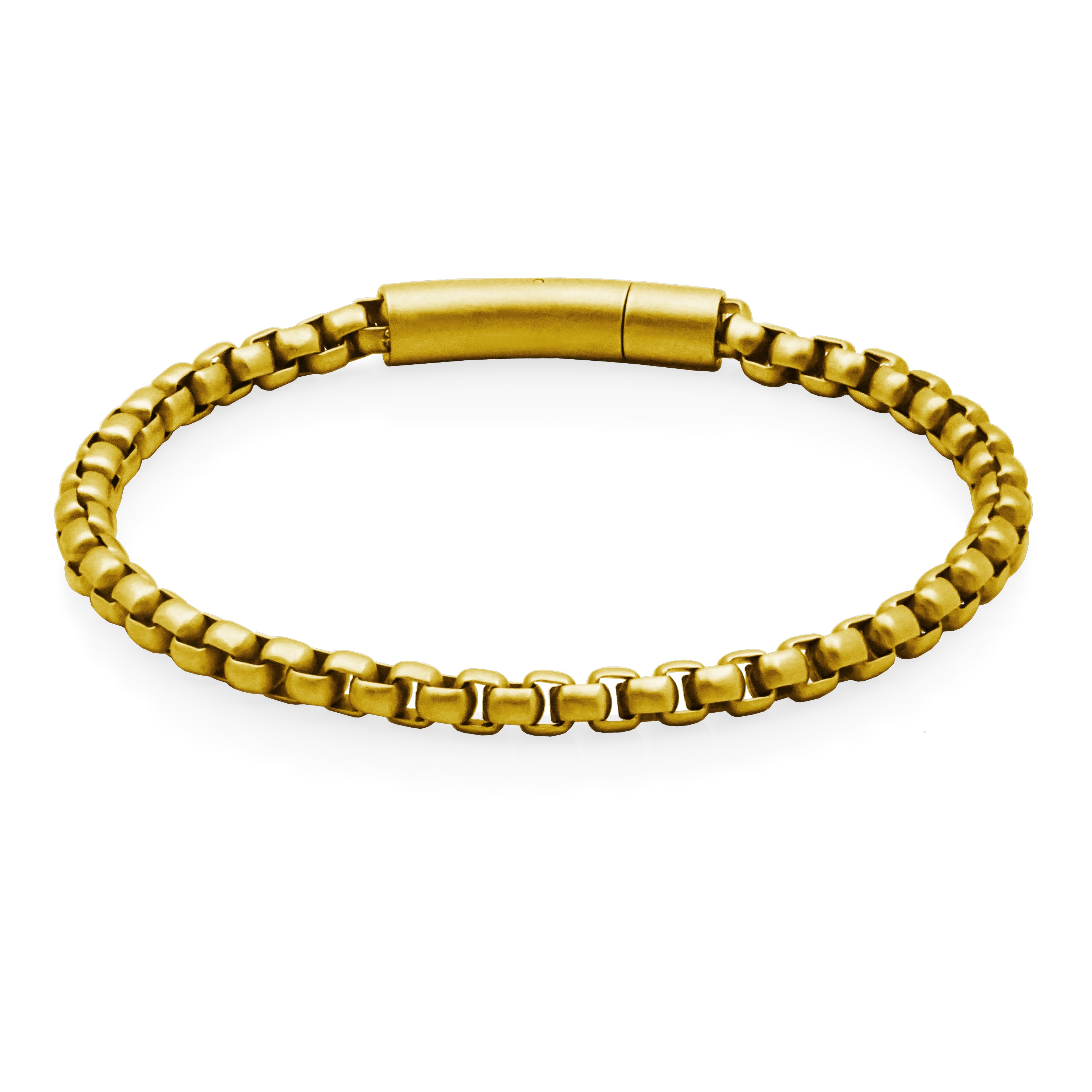 SteelX Stainless Steel 5-mm Round Box Chain Bracelet (8.5