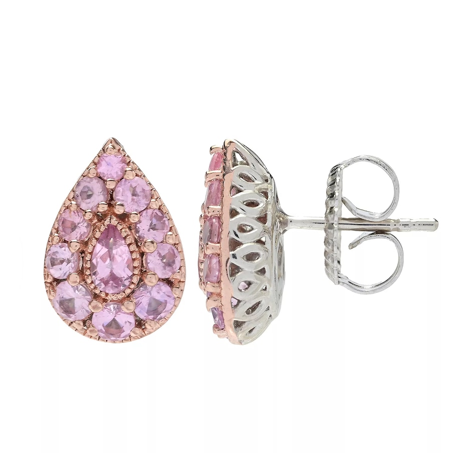 Image 743641_ALTMORE1.jpg, Product 743-641 / Price $349.99, Gems en Vogue Palladium Silver Tanzanian Pink Spinel Earrings from Gems En Vogue on TSC.ca's Jewellery department