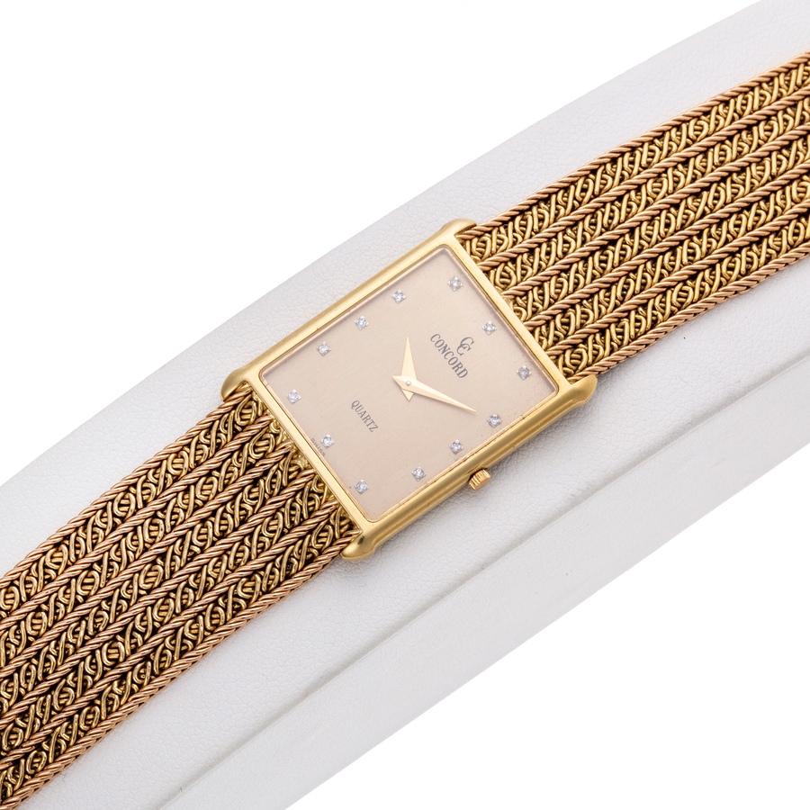 Image 743816.jpg, Product 743-816 / Price $7,995.00, Estate Originals Gentleman's 18K Yellow Gold CONCORD Swiss Made Wristwatch from Estate Originals on TSC.ca's Jewellery department