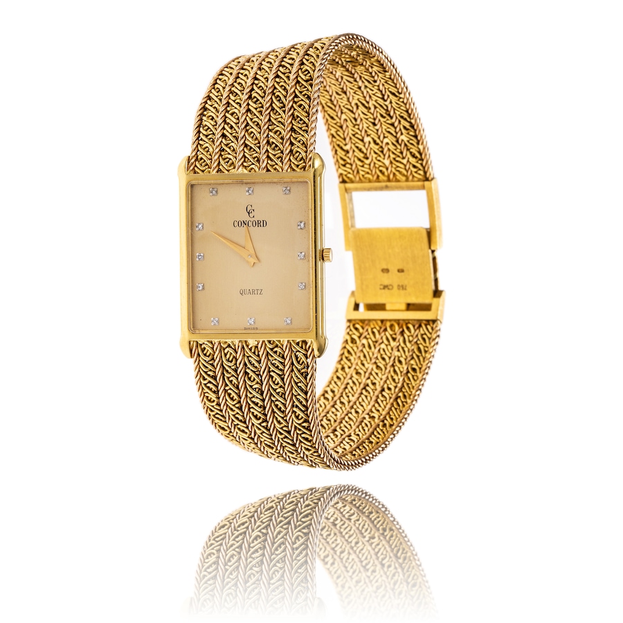 Image 743816_ALTMORE1.jpg, Product 743-816 / Price $7,995.00, Estate Originals Gentleman's 18K Yellow Gold CONCORD Swiss Made Wristwatch from Estate Originals on TSC.ca's Jewellery department