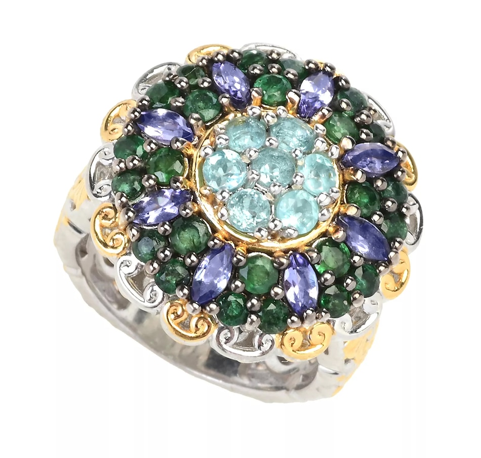 Image 743852.jpg, Product 743-852 / Price $349.99, Gems en Vogue Silver Palladium Multi Colour Gemstone Ring from Gems En Vogue on TSC.ca's Jewellery department