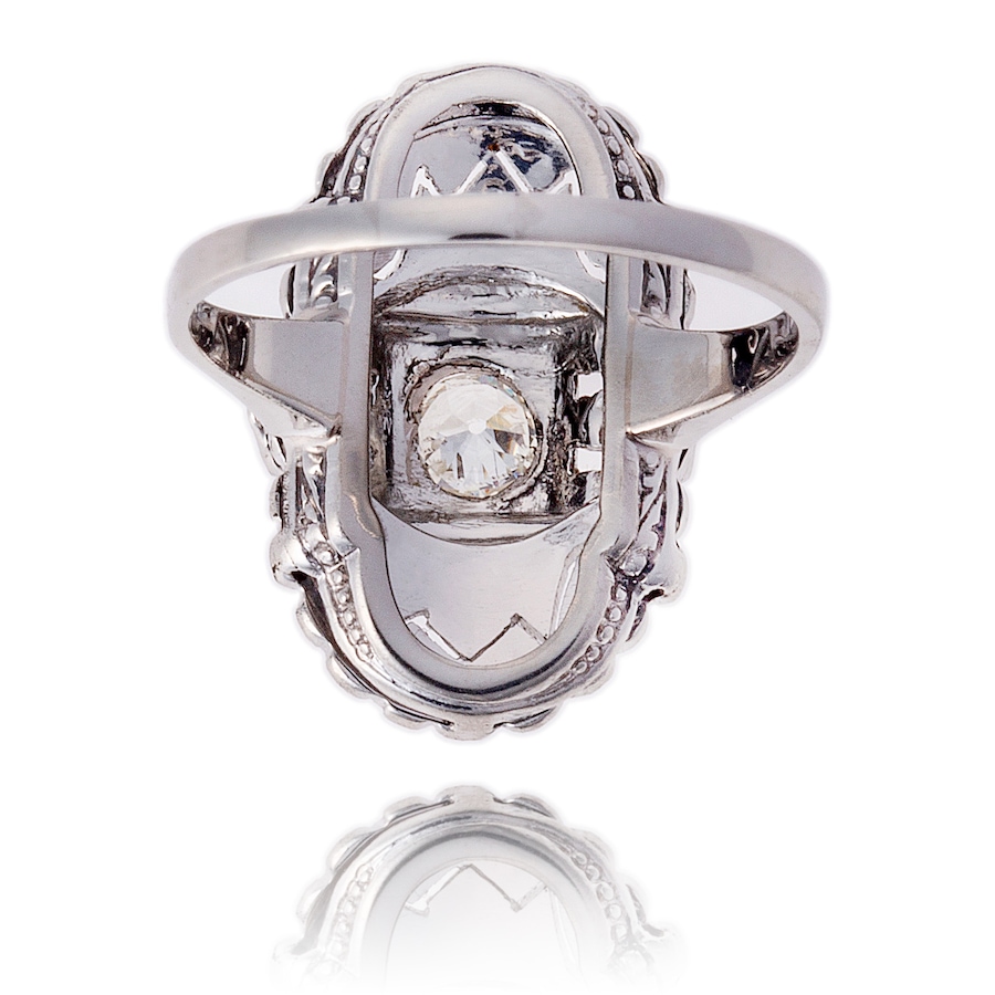 Image 744270_ALTMORE3.jpg, Product 744-270 / Price $2,695.00, Estate Originals Platinum Art Deco Ring, Set with an Old European Cut Diamond from Estate Originals on TSC.ca's Jewellery department