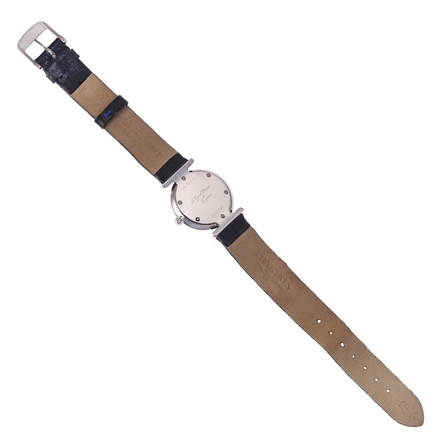 Image 744344_ALTMORE3.jpg, Product 744-344 / Price $3,995.00, Estate Originals Stainless Steel Mother-of-Pearl and Diamond Longines La Grand Classique Swiss Made Wristwatch from Estate Originals on TSC.ca's Jewellery department