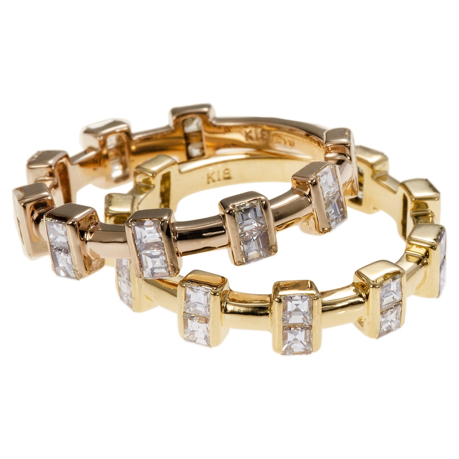 Image 744352_ALTMORE1.jpg, Product 744-352 / Price $3,988.00, Estate Originals 18K Rose and Yellow Gold Stacking Diamond Band-Style Rings from Estate Originals on TSC.ca's Jewellery department
