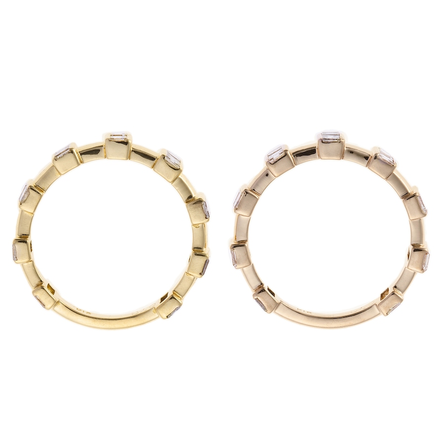 Image 744352_ALTMORE4.jpg, Product 744-352 / Price $3,988.00, Estate Originals 18K Rose and Yellow Gold Stacking Diamond Band-Style Rings from Estate Originals on TSC.ca's Jewellery department