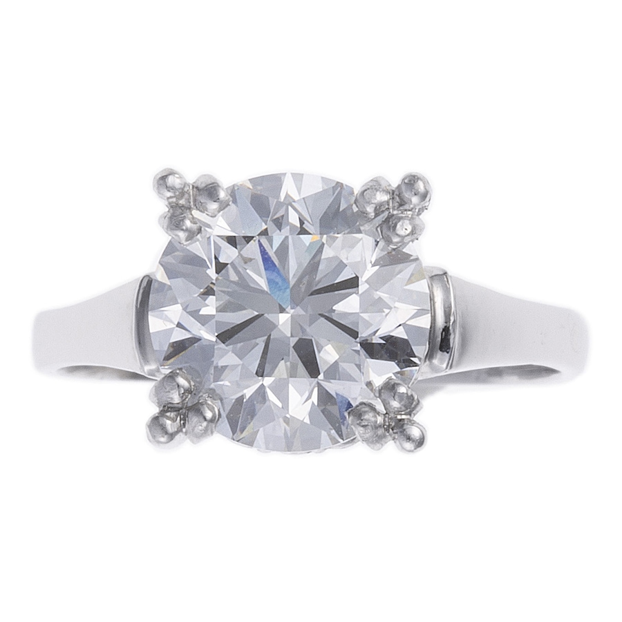 Image 744357.jpg, Product 744-357 / Price $49,995.00, Estate Originals Platinum 2.94-Carat Diamond Solitaire Engagement Ring from Estate Originals on TSC.ca's Jewellery department