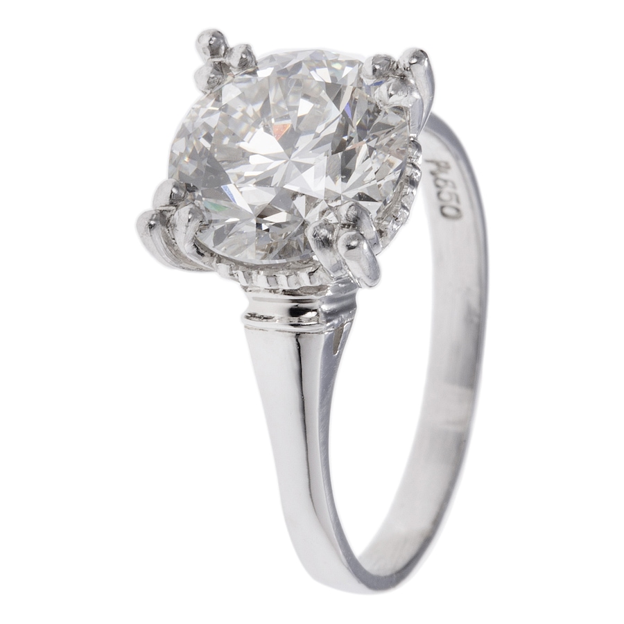 Image 744357_ALTMORE1.jpg, Product 744-357 / Price $49,995.00, Estate Originals Platinum 2.94-Carat Diamond Solitaire Engagement Ring from Estate Originals on TSC.ca's Jewellery department