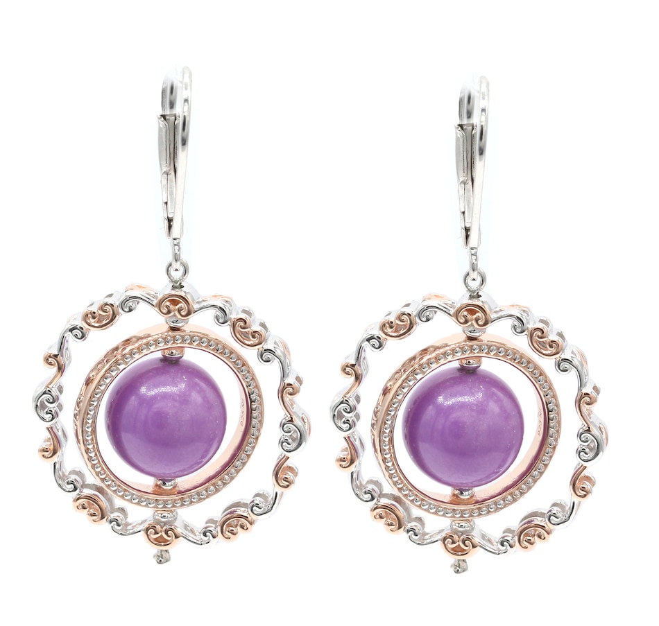 Image 744400.jpg, Product 744-400 / Price $219.99, Gems en Vogue Palladium Silver Phosphosiderite Earrings from Gems En Vogue on TSC.ca's Jewellery department