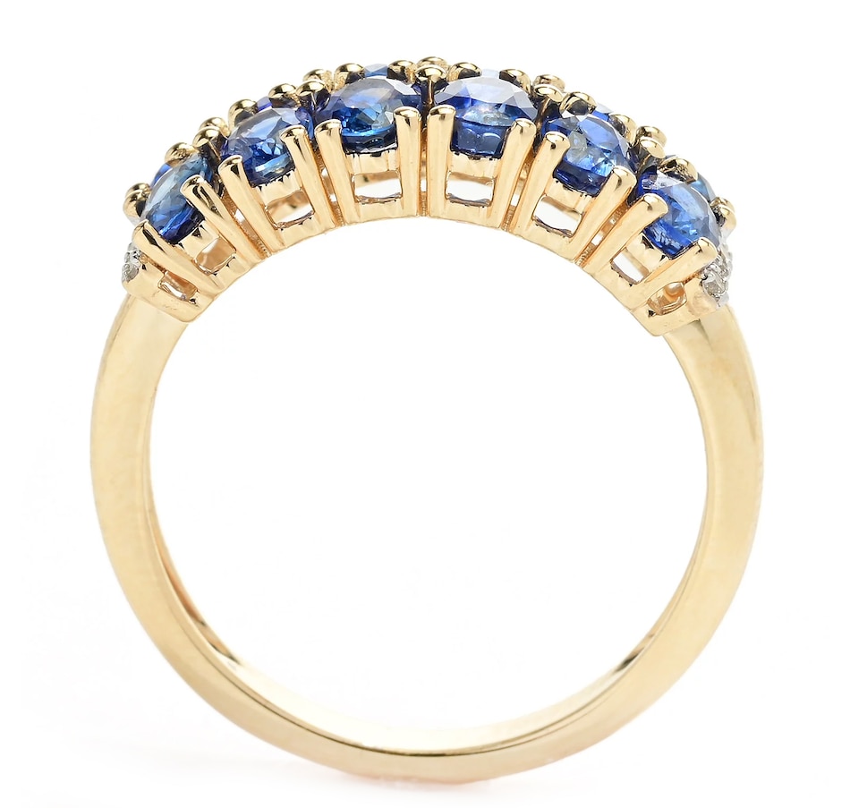 Image 744462_ALTMORE1.jpg, Product 744-462 / Price $1,699.99, Gems En Vogue 14K Yellow Gold Burmese Blue Sapphire And Diamond Ring from Gems En Vogue on TSC.ca's Jewellery department
