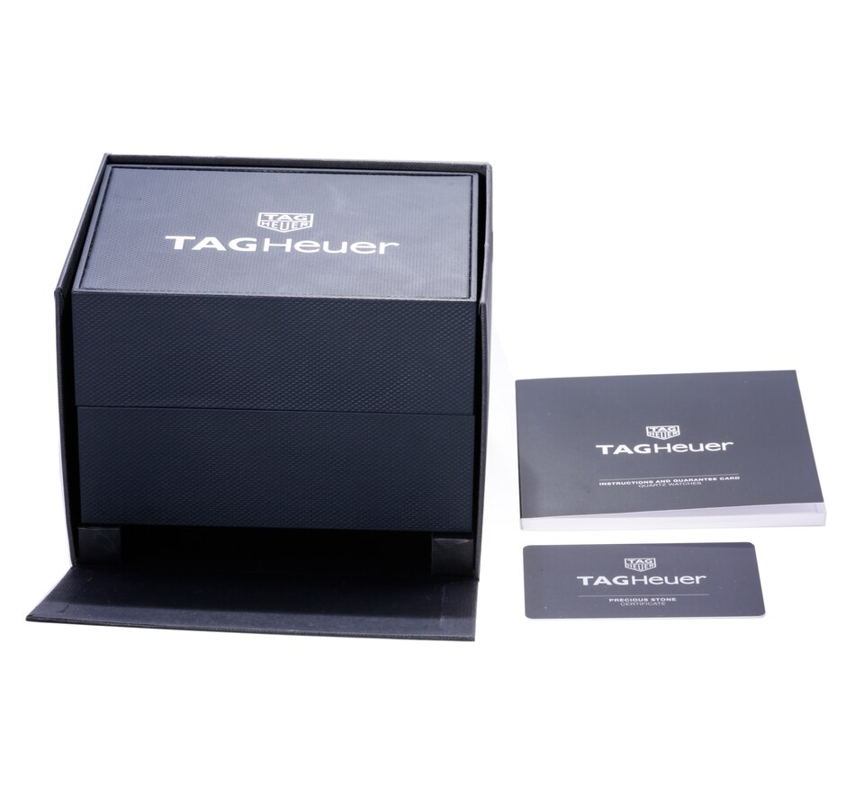 Image 744673_ALTMORE5.jpg, Product 744-673 / Price $1,995.00, Estate Originals Unisex Stainless Steel TAG Heuer Aquaracer Swiss-Made Wristwatch with Diamond-Set Markers from Estate Originals on TSC.ca's Jewellery department