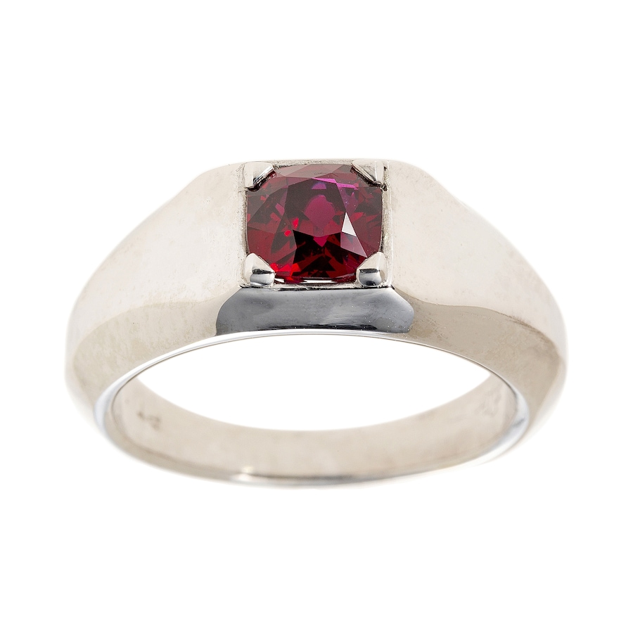 Image 744675.jpg, Product 744-675 / Price $6,895.00, Estate Originals Unisex Custom-Made Platinum 1.09-Carat Ruby Solitaire Ring from Estate Originals on TSC.ca's Jewellery department