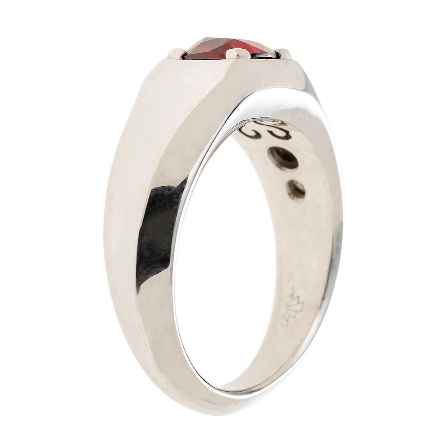 Image 744675_ALTMORE2.jpg, Product 744-675 / Price $6,895.00, Estate Originals Unisex Custom-Made Platinum 1.09-Carat Ruby Solitaire Ring from Estate Originals on TSC.ca's Jewellery department