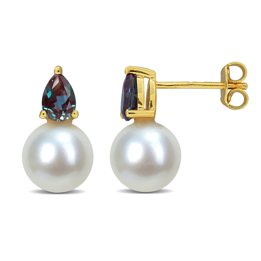 Image 744815_ALE.jpg, Product 744-815 / Price $199.99, Amour Pearls Sterling Silver Cultured Freshwater Pearl & Gemstone Earrings from Amour Pearls on TSC.ca's Jewellery department