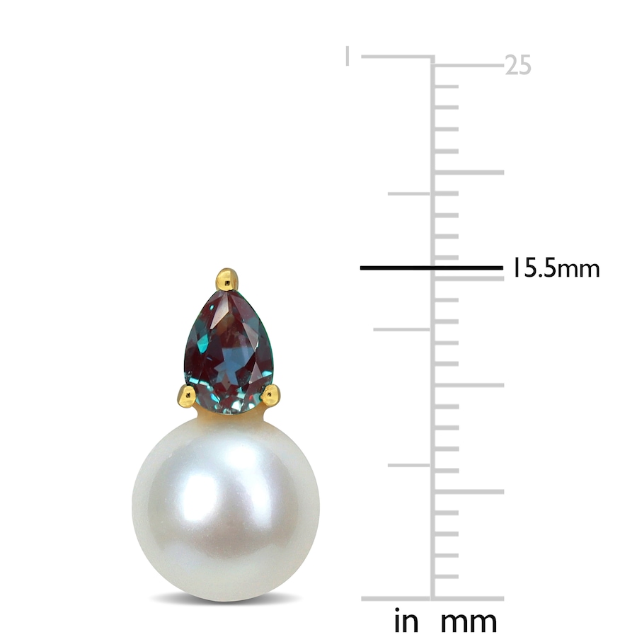 Image 744815_ALTMORE1.jpg, Product 744-815 / Price $199.99, Amour Pearls Sterling Silver Cultured Freshwater Pearl & Gemstone Earrings from Amour Pearls on TSC.ca's Jewellery department