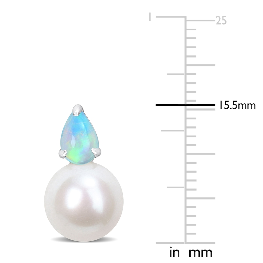 Image 744815_ALTMORE19.jpg, Product 744-815 / Price $199.99, Amour Pearls Sterling Silver Cultured Freshwater Pearl & Gemstone Earrings from Amour Pearls on TSC.ca's Jewellery department