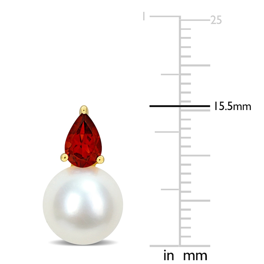 Image 744815_ALTMORE22.jpg, Product 744-815 / Price $199.99, Amour Pearls Sterling Silver Cultured Freshwater Pearl & Gemstone Earrings from Amour Pearls on TSC.ca's Jewellery department