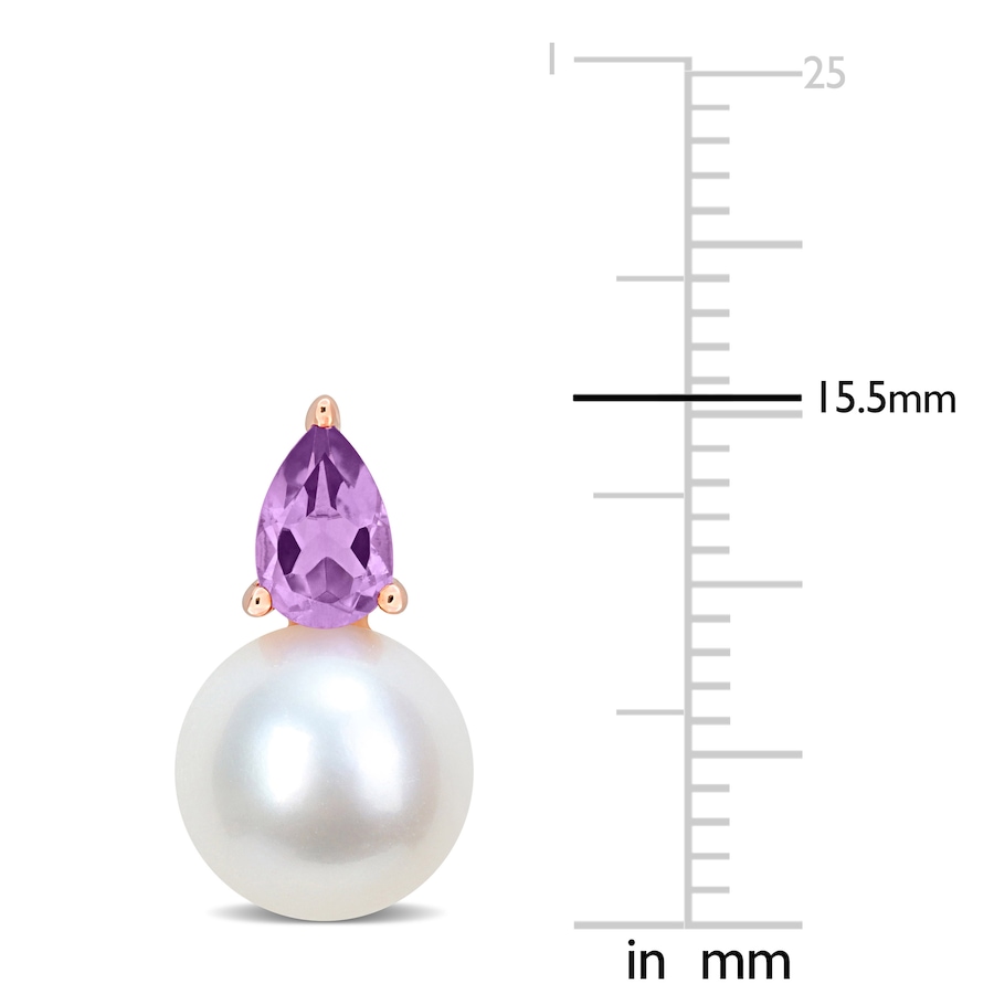 Image 744815_ALTMORE4.jpg, Product 744-815 / Price $199.99, Amour Pearls Sterling Silver Cultured Freshwater Pearl & Gemstone Earrings from Amour Pearls on TSC.ca's Jewellery department