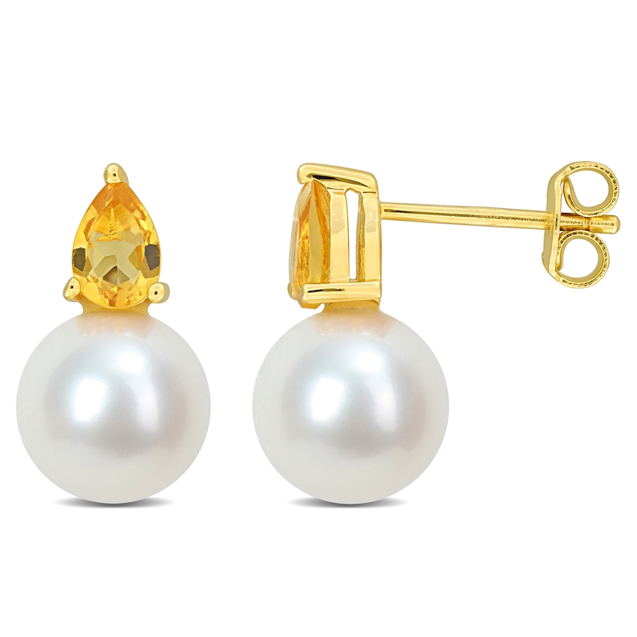 Image 744815_CIT.jpg, Product 744-815 / Price $199.99, Amour Pearls Sterling Silver Cultured Freshwater Pearl & Gemstone Earrings from Amour Pearls on TSC.ca's Jewellery department