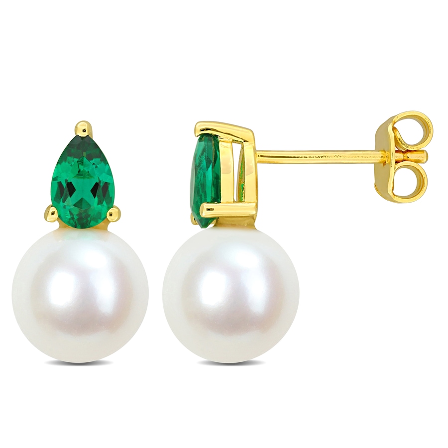 Image 744815_EMR.jpg, Product 744-815 / Price $199.99, Amour Pearls Sterling Silver Cultured Freshwater Pearl & Gemstone Earrings from Amour Pearls on TSC.ca's Jewellery department