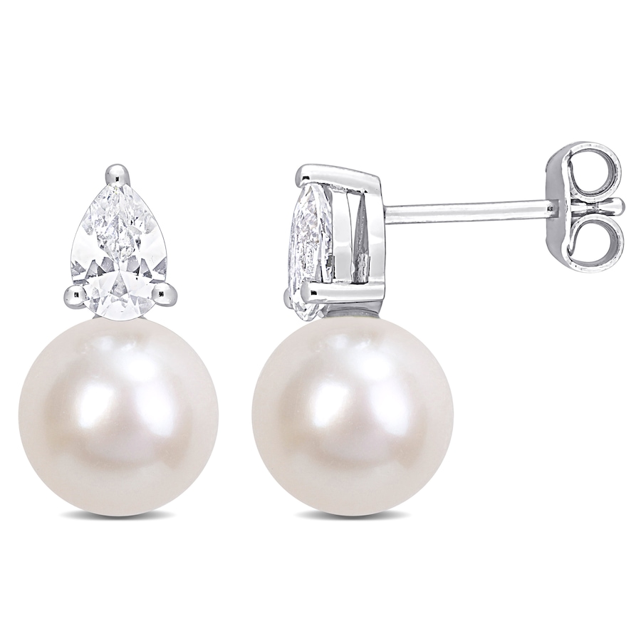 Image 744815_WHESE.jpg, Product 744-815 / Price $199.99, Amour Pearls Sterling Silver Cultured Freshwater Pearl & Gemstone Earrings from Amour Pearls on TSC.ca's Jewellery department