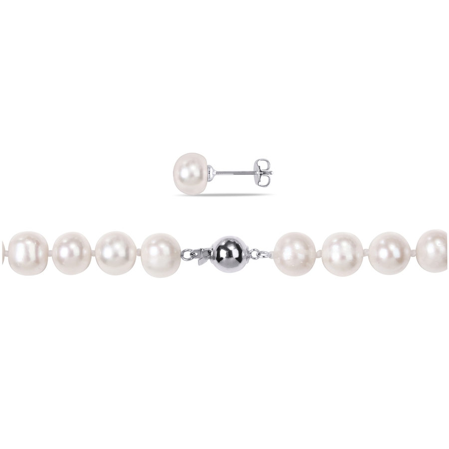 Image 744819_ALTMORE2.jpg, Product 744-819 / Price $129.99, Amour Pearls Sterling Silver Cultured Freshwater Pearl Necklace & Earrings Set from Amour Pearls on TSC.ca's Jewellery department