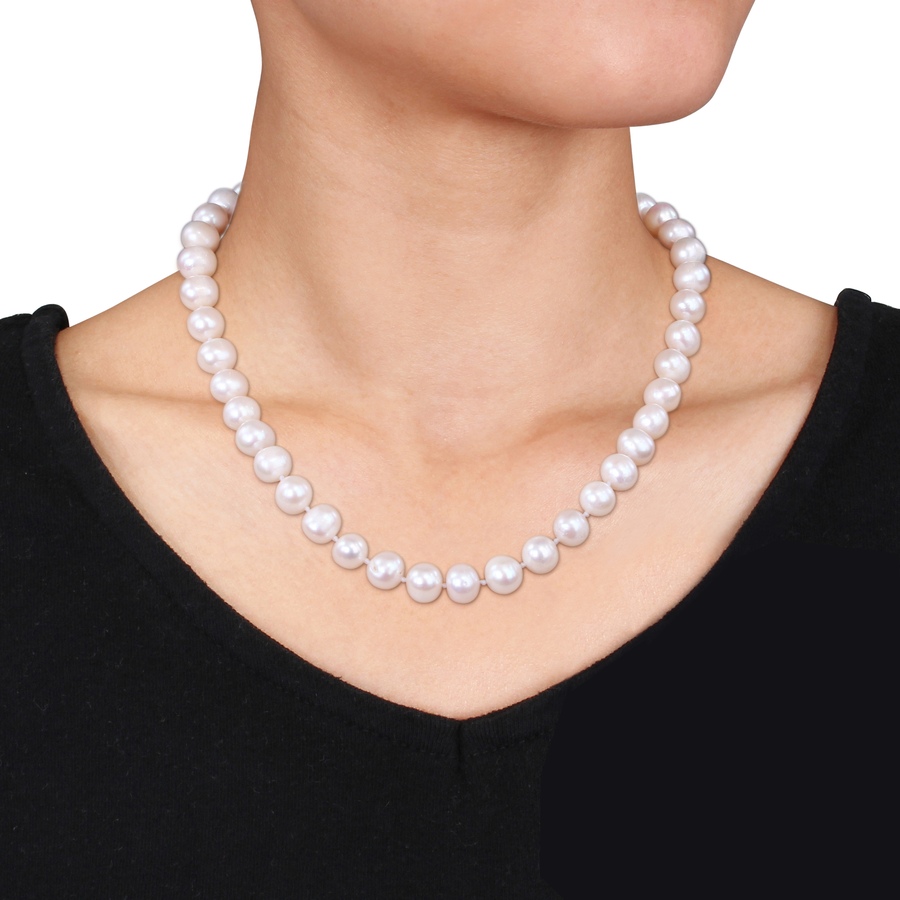 Image 744819_ALTMORE5.jpg, Product 744-819 / Price $129.99, Amour Pearls Sterling Silver Cultured Freshwater Pearl Necklace & Earrings Set from Amour Pearls on TSC.ca's Jewellery department