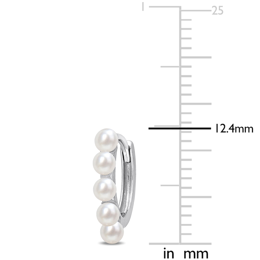 Image 744828_ALTMORE1.jpg, Product 744-828 / Price $379.99, Amour Pearls 10K white Gold Cultured Freshwater Pearl Mini Hoop Earrings from Amour Pearls on TSC.ca's Jewellery department